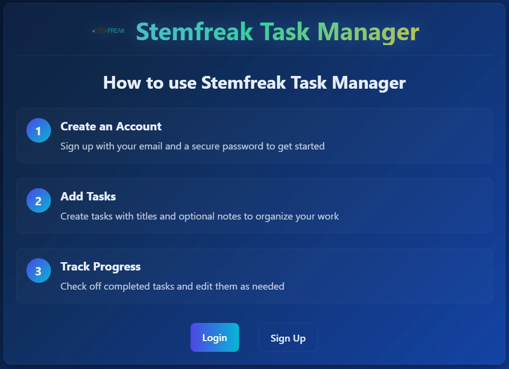 Task Manager Screenshot 1
