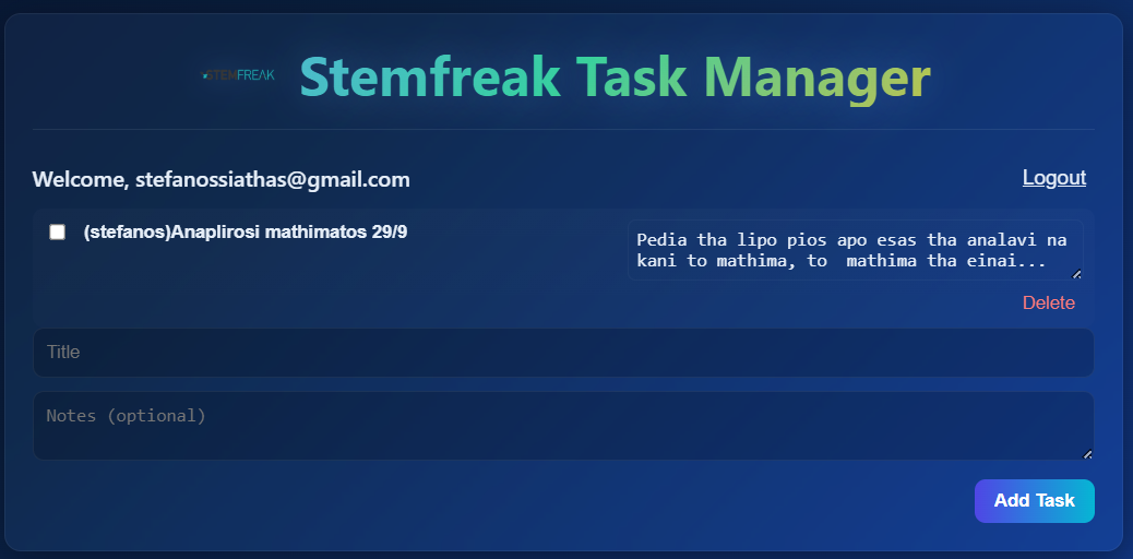 Task Manager Screenshot 3
